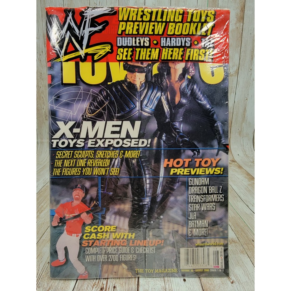 WWF Wrestling Toys Preview Booklet Magazine X-Man Toy Exposed Aug 2000 New